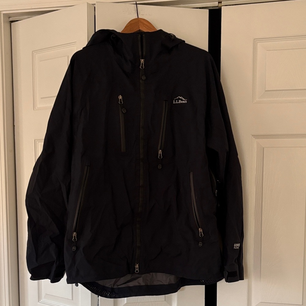 L.L. Bean Men's Dark Performance Rain Jacket